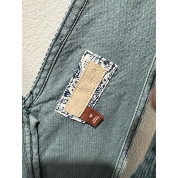 Anthropologie Pilcro Dark Green Corduroy Wide leg Jumpsuit US Size 27 - Picture 10 of 14